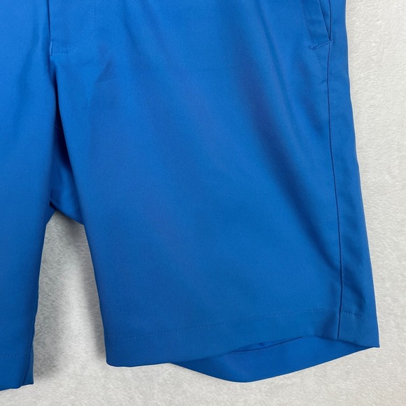 Peter Millar Golf Shorts Mens 32 Performance Blue 9'' Inseam Classic Chino - Picture 3 of 10